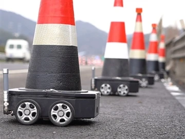 Lithiumbatterie, die im Sicherheitskegelroboter verwendet wird